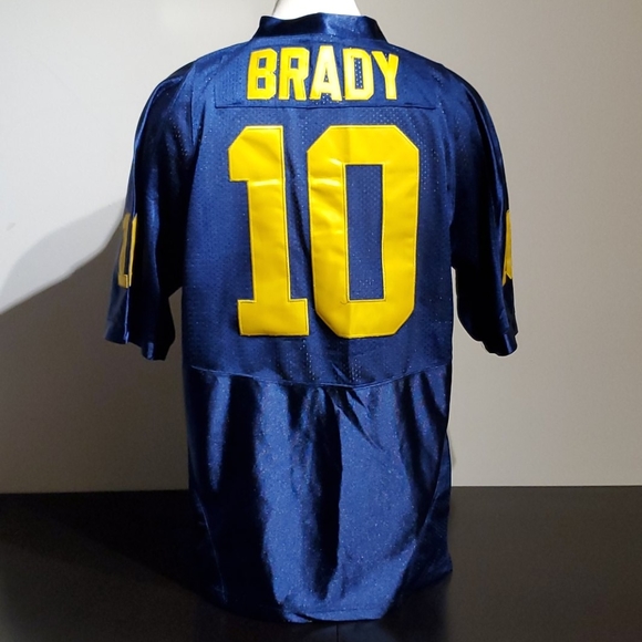 authentic tom brady michigan jersey